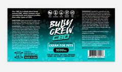 3500mg Soothing Pet Cream - Bully Crew CBD