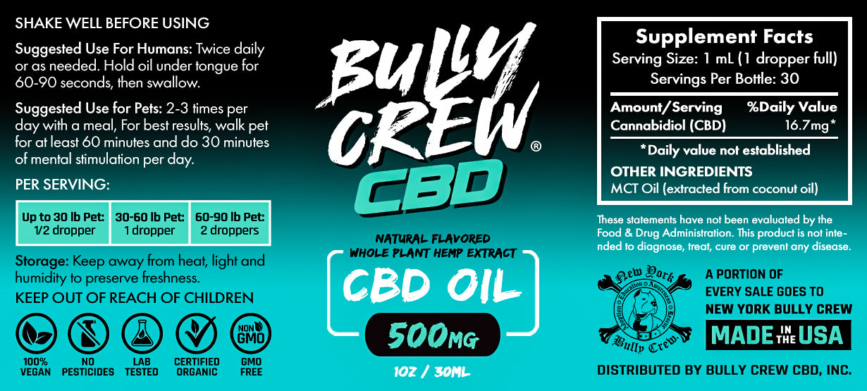 CBD Oil For Dogs & Humans