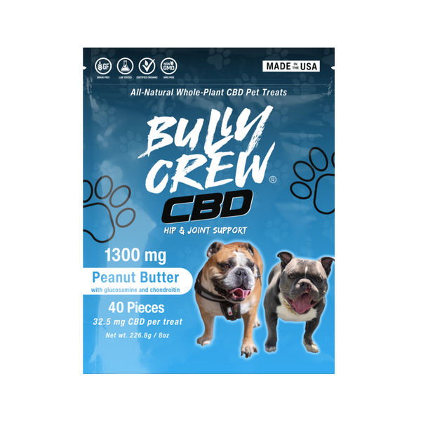CBD Treats For Dogs - Hip & Joint Support - 1300 mg - 40 count