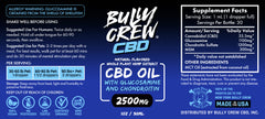 CBD Oil With Glucosamine and Chondroitin - For Humans & Dogs - 2500mg